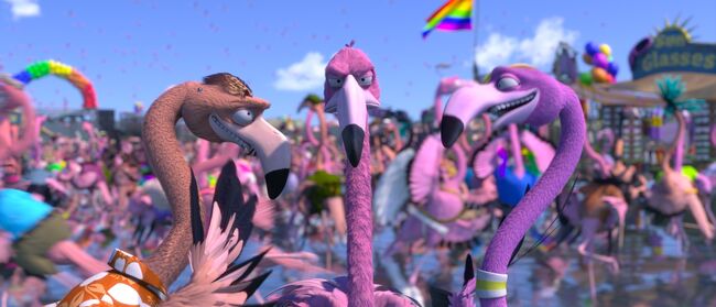 Filmstill vom Filmuni-Film FLAMINGO PRIDE, Kamera von Olaf Aue