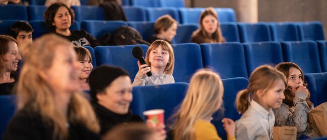 Vorlesung Kinderfilmuni 2024, © Florian Reischauer