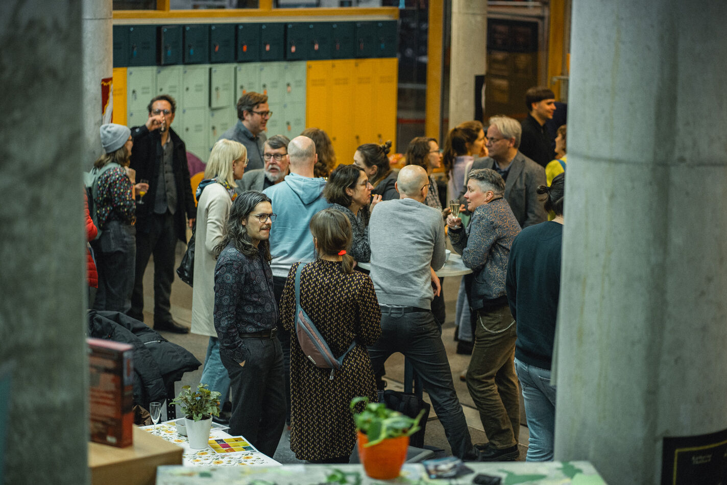Foto vom Launch des Media Research Center im Jahr 2024, fotografiert von Tinett Kähler, Filmuniversität Babelsberg KONRAD WOLF (öffnet Vergrößerung des Bildes)